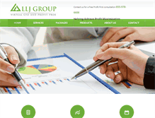 Tablet Screenshot of lljgroup.com